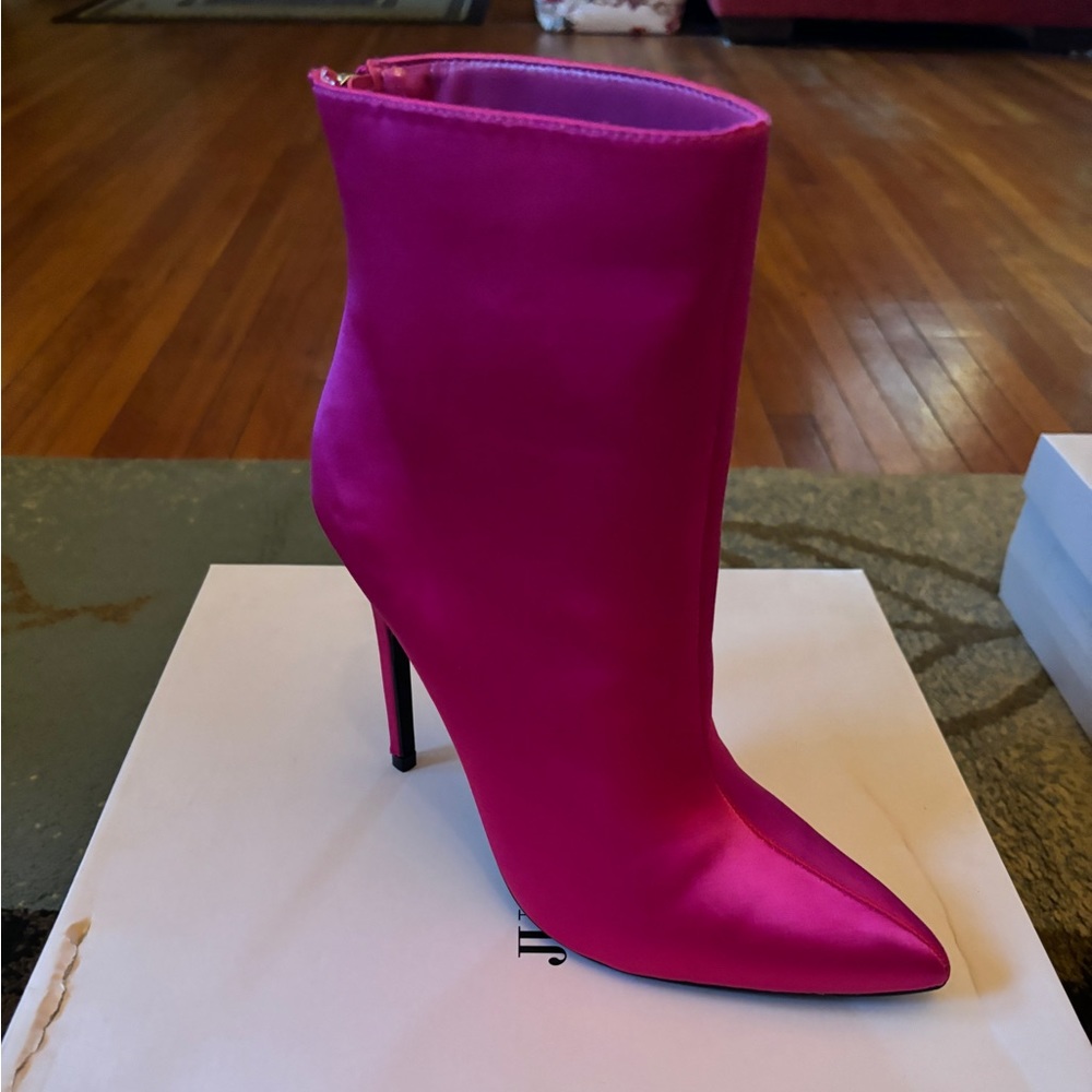 Pink Ankle Booties